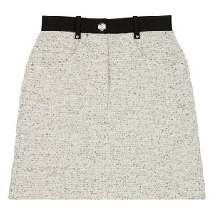 NEW MAJE Jadka Tweed Mini Skirt